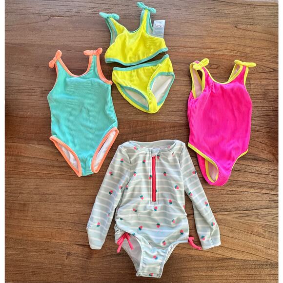 Cat & Jack Other - Cat & Jack Toddler Girl Swim Bundle (4) - Size 2T